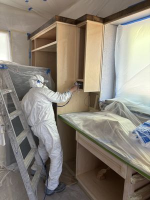 Expert Cabinet Painting & Staining - Upgrade your cabinetry with a beautiful, factory-grade finish. Whether you are looking for a crisp, modern paint job or a rich, classic stain, our skilled team delivers meticulous prep work and premium results that last. Expert Cabinet Painting & Staining - Upgrade your cabinetry with a beautiful, factory-grade finish. Whether you are looking for a crisp, modern paint job or a rich, classic stain, our skilled team delivers meticulous prep work and premium results that last.