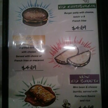 Chuy's - Kids' menu pt 1 - Mexican Near Me - Rogers, Arkansas Chuy's - Kids' menu pt 1 - Mexican Near Me - Rogers, Arkansas