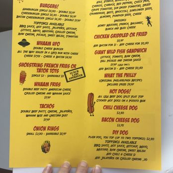Whaam Burger - Mwnu - Burgers Near Me - Flagler Beach, Florida