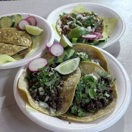 The Best Tacos. Mulita top left, Choriqueso top right, and Asada Tacos on the bottom The Best Tacos. Mulita top left, Choriqueso top right, and Asada Tacos on the bottom