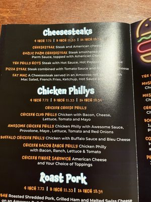 Menu photo 2 Mac's Philly Steaks Canandaigua, NY Menu photo 2 Mac's Philly Steaks Canandaigua, NY