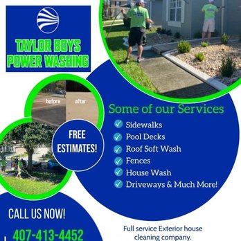 Taylor Boys Power Washing - Pressure Washers Near Me