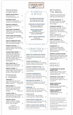 Menu photo 2 Creekside Grille Restaurant Temecula, CA