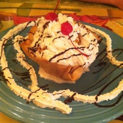 El Rancho - Best dessert-- fried ice cream!