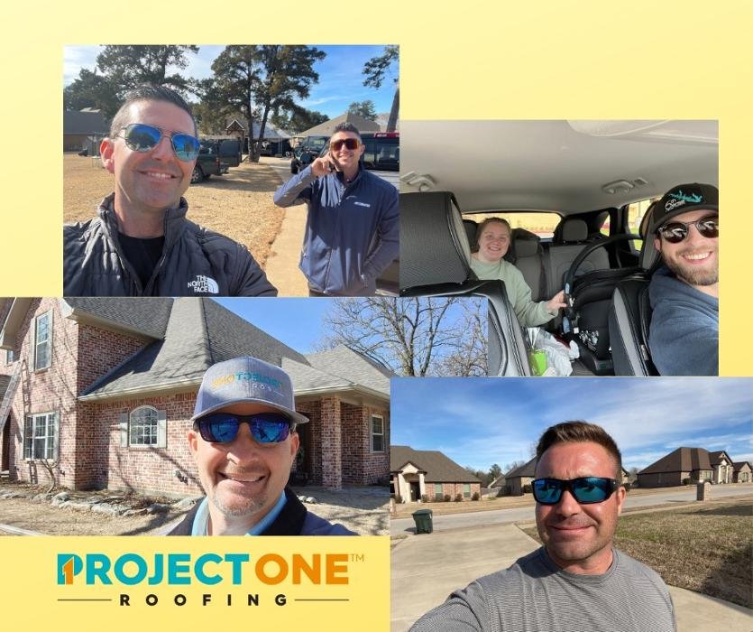Slide of Project One Roofing