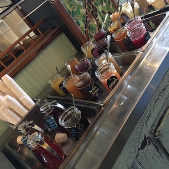 Biscuit Head - Are you drooling yet?  Here's the syrup, jam, and butter bar! - Bakeries Near Me - Asheville, North Carolina