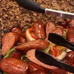 The Mission Kitchen - Half chopped brisket and sausage