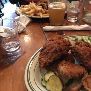 Peaches HotHouse - Medium hot chicken platter and asparagus. Comes with cornbread - Southern Near Me - Brooklyn, New York Peaches HotHouse - Medium hot chicken platter and asparagus. Comes with cornbread - Southern Near Me - Brooklyn, New York