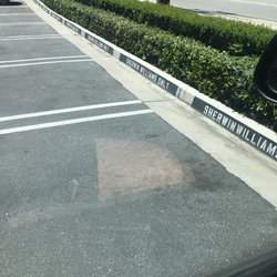 Sherwin-Williams Paint Store - Empty parking lot.