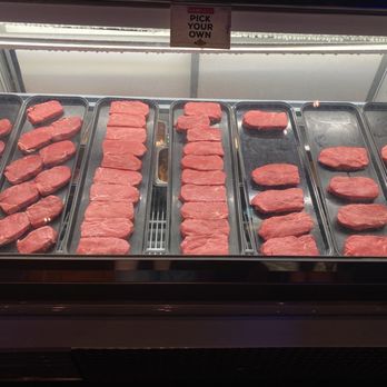 Texas Roadhouse - Meat display case as you enter the restaurant. - Barbeque Near Me - Louisville, Kentucky