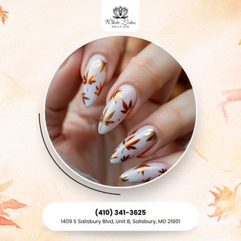 White Lotus Nails Spa - Say hello to autumn with a beautiful manicure! Our team is ready to pamper you. Book your visit today! - Nail Salons Near Me - Salisbury, Maryland White Lotus Nails Spa - Say hello to autumn with a beautiful manicure! Our team is ready to pamper you. Book your visit today! - Nail Salons Near Me - Salisbury, Maryland