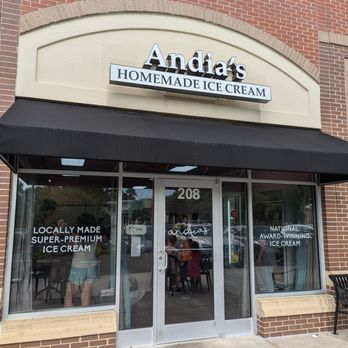 Andia's Ice Cream - Outside. Storefront. Located in the Cary Park Town Center shopping plaza. - Ice Cream & Frozen Yogurt Near Me - Cary, North Carolina Andia's Ice Cream - Outside. Storefront. Located in the Cary Park Town Center shopping plaza. - Ice Cream & Frozen Yogurt Near Me - Cary, North Carolina