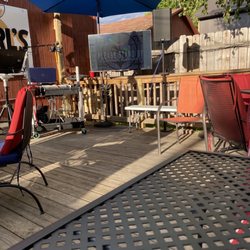 Zaverl's Bar - Patio Ready for Karaoke