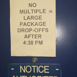 US Post Office - Bring your packages by 4pm