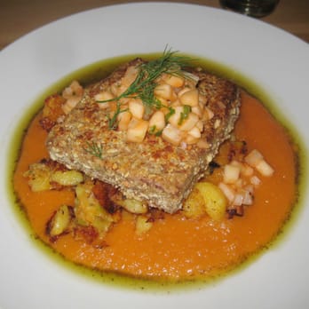 Garden Grille - Almond Crusted Tofu - Vegan Near Me - Pawtucket, Rhode Island