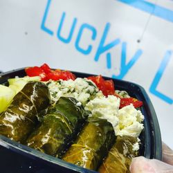 Lucky Lou's - Lucky Bowl with Veggie Dolmades