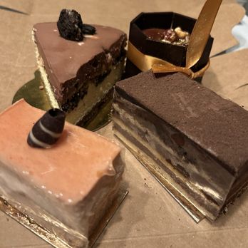 Lavender Bakery & Cafe' - Guava Mousse Dessert, cheesecake, Chocolate Hazelnut Mousse Dessert, Hazelnut Napoleon Dessert - Cafes Near Me - Berkeley, California