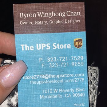 The UPS Store - The so called owner. - Printing Services Near Me - Montebello, California The UPS Store - The so called owner. - Printing Services Near Me - Montebello, California
