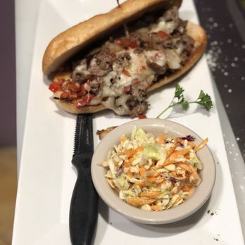 EJ's Meridian Cafe - a sandwich and coleslaw - Breakfast & Brunch Near Me - Naples, Florida