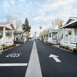 Circle RV Resort - Active adult community at Golden Village Palms RV Resort.
