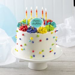 We Take The Cake - Birthday Celebration Goldenbutter Cake! Add to the festivities with this classic birthday cake.