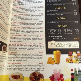Hawwi Ethiopian Restaurant - Menu - Ethiopian Near Me - Alexandria, Virginia