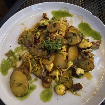 Bar Purlieu - Grilled Octopus! The flavors were amazing! - French Near Me - Eugene, Oregon