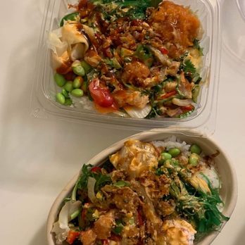 One Poke - Two Protein Scoops Small Poke Bowl Three Protein Scoops - Medium Poke Bowl - Hawaiian Near Me - El Segundo, California