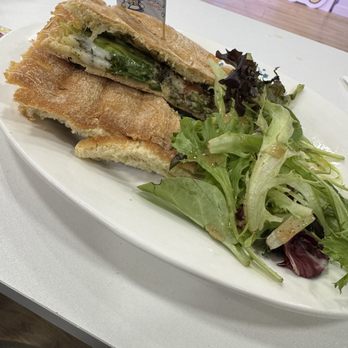 Asayoru Maid Cafe - Caprese Panini with salad - Themed Cafes Near Me - Monterey Park, California