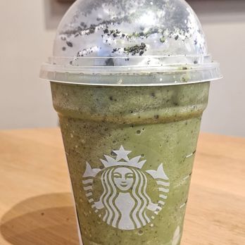 Starbucks - Matcha frap with java chips and cookie crumble topping (1 pump simple syrup only) - Coffee & Tea Near Me - Loma Linda, California Starbucks - Matcha frap with java chips and cookie crumble topping (1 pump simple syrup only) - Coffee & Tea Near Me - Loma Linda, California