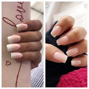 Super Hot Nails and Spa - The one on the left is the one I got, but I wanted the color in the right. - Nail Salons Near Me - Apple Valley, California Super Hot Nails and Spa - The one on the left is the one I got, but I wanted the color in the right. - Nail Salons Near Me - Apple Valley, California