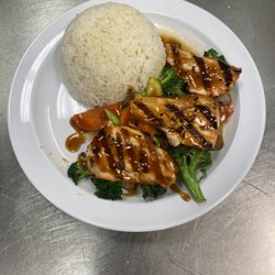 Kalm Bistro - Teriyaki salmon