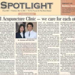 U&I Acupuncture Clinic - DAILY PRESS May 3, 2011  U&I Acupuncture Clinic was introduced to the DAILY PRESS SPOTLIGHT.