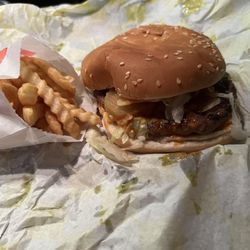 Chip's Hamburgers - Burger and small fry