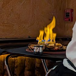 Pancho & Willie's - Flaming fajitas