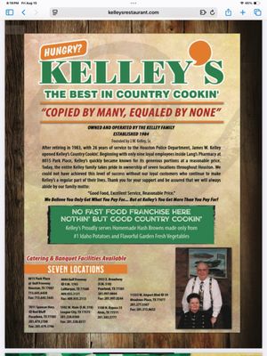Kelley's Country Cookin' {Meadows Place} by null