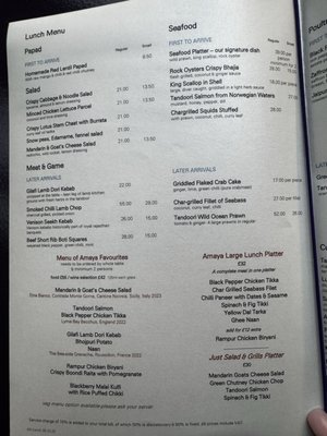 Menu photo 3 Amaya London, XGL
