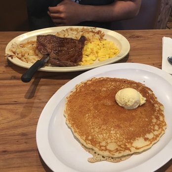 Tnt's Cafe - Steak and pancake plate! - Breakfast & Brunch Near Me - Hesperia, California