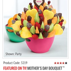 Edible Arrangements - Mother's Day Bouquet Special Berry Trio - what is advertised you will receive for $125 - looks amazing.