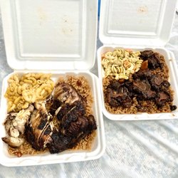 Capow Jamaican Resturant - Jerk Chicken and Oxtail meals