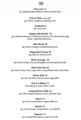 Menu photo 4 Happy Accidents Albuquerque, NM