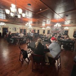 Texas Roadhouse - Some of the veterans enjoying the food that was donated from Texas roadhouse.