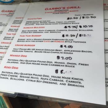 Garbo's Grill - Food Trucks Near Me - Key West, Florida