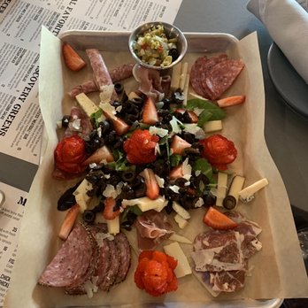 The Annex Crafthouse - This is their Carnivore Board aka "a meat and cheese board". We thought it was a salad when it was brought to our table. - Southern Near Me - Houston, Texas The Annex Crafthouse - This is their Carnivore Board aka "a meat and cheese board". We thought it was a salad when it was brought to our table. - Southern Near Me - Houston, Texas