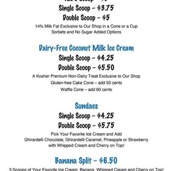Tennessee Central Soda Shop - Updated menu - Ice Cream & Frozen Yogurt Near Me - Monterey, Tennessee