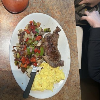 Huckleberry's - 1/2 LB Ribeye Platter - Breakfast & Brunch Near Me - Roseville, California Huckleberry's - 1/2 LB Ribeye Platter - Breakfast & Brunch Near Me - Roseville, California