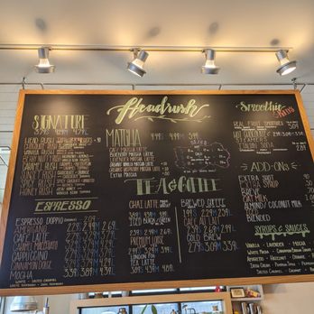 Headrush Roasters Coffee & Tea - Menu - Coffee & Tea Near Me - Kansas City, Missouri