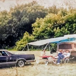 Iola Car Show - John and Jan Vagnoni, Lou Rugani, Rita Rinelli: July, 1994. The truck seen was in the movie "The Paint Job".