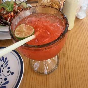 Frida's - margarita on the rocks. - Mexican Near Me - Cozumel, ROO