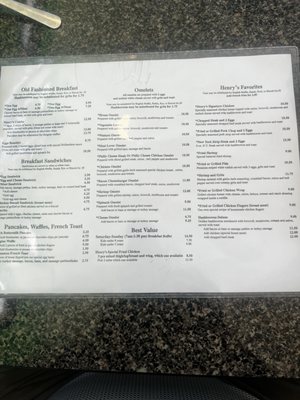 Menu photo 4 Henry's Pooler, GA